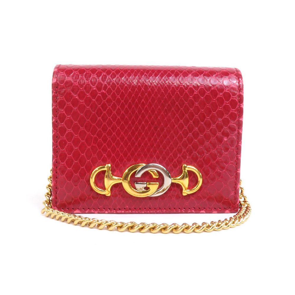 Gucci Red Python Wallet Zumi - image 2